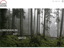Tablet Screenshot of log-home.ch